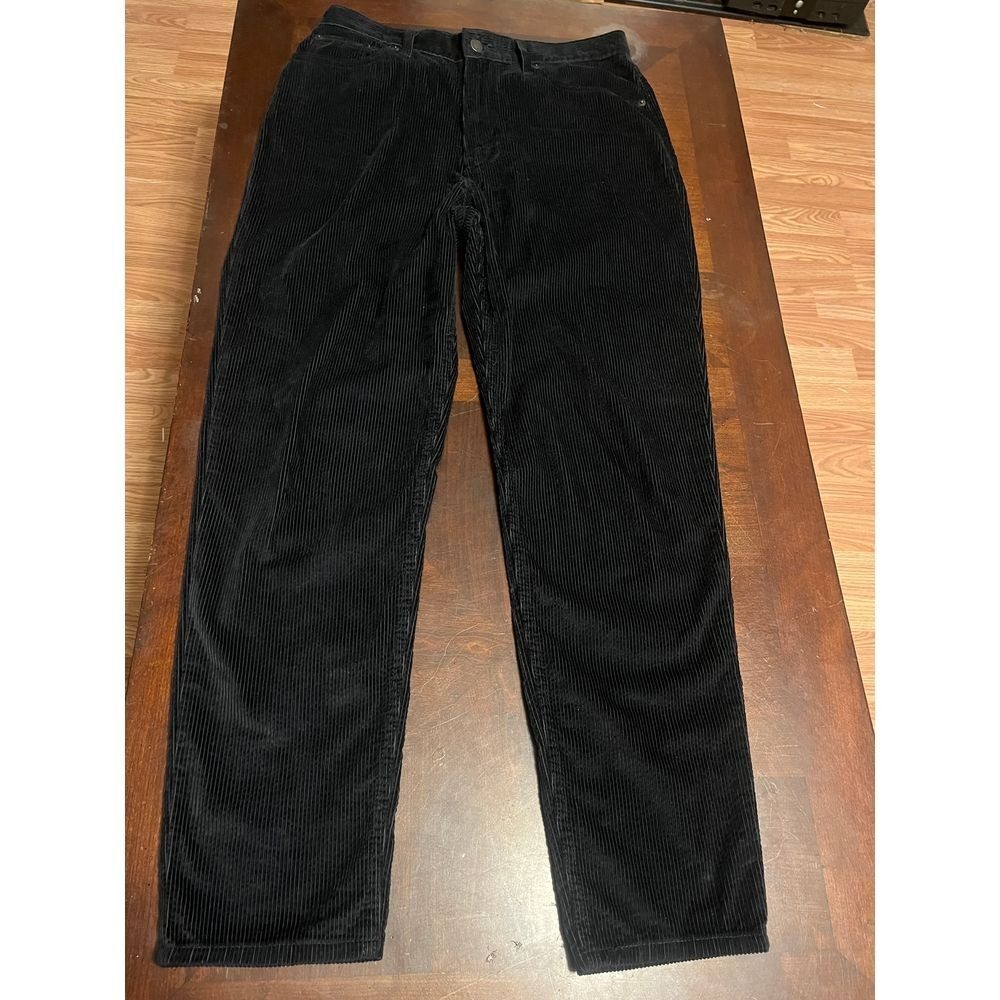 Levis Corduroy Pants Mens Size 29x30 Black Straight Irregular